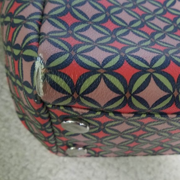 Geometric Pattern Zipper Fossil Rachel Tote Bag - Picture 9 of 9